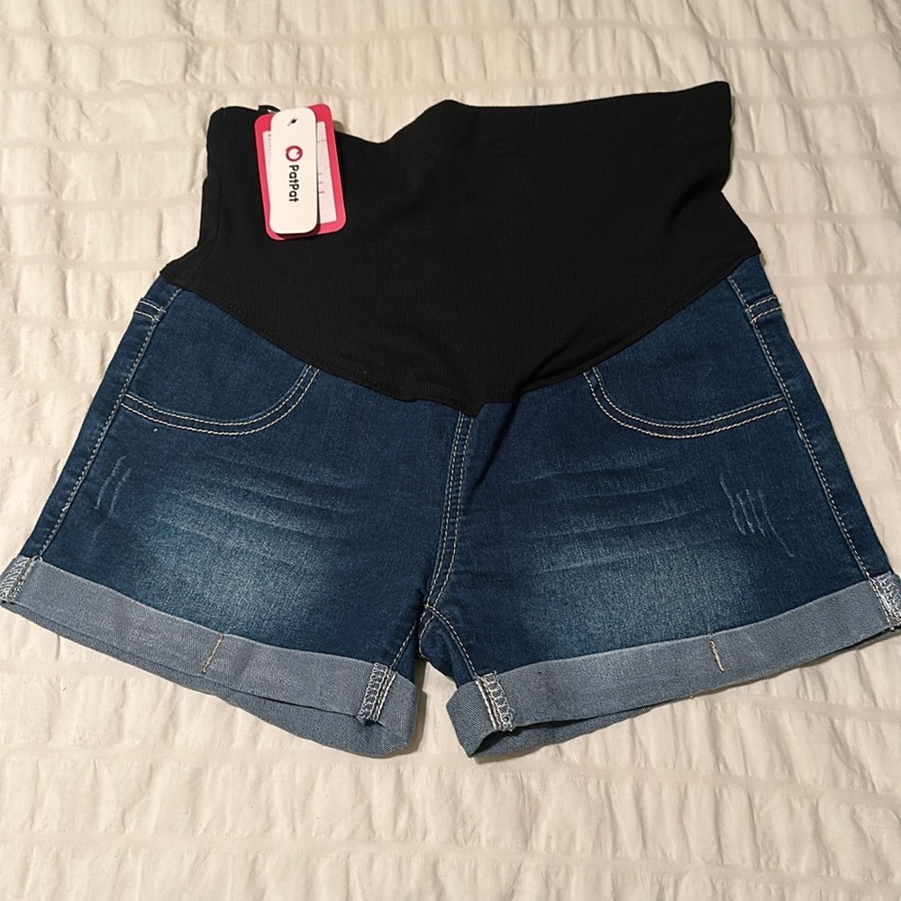 Patpat Jean maternity shorts size medium - Picture 4 of 5